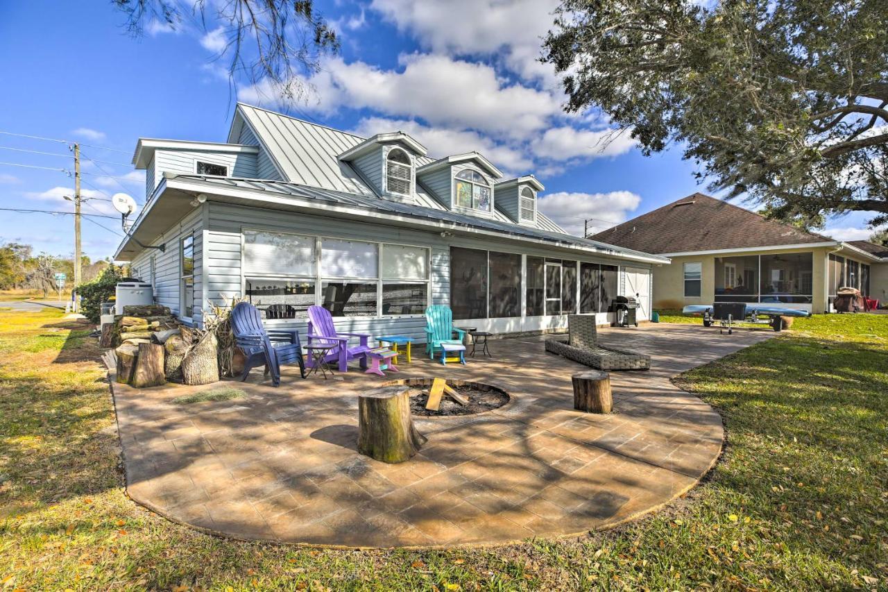 Waterfront Lake Placid Home With Dock And Fire Pit Exterior foto